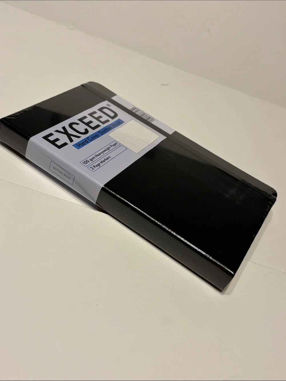Exceed Black Hard Cover Dotted Notebook Journal